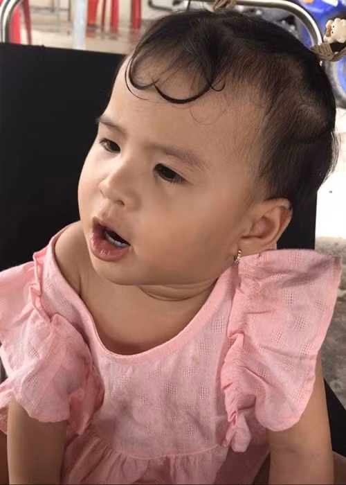 Con gái của Thiên An giống Jack như tạc, ngày càng đáng yêu. Ảnh: FBNV