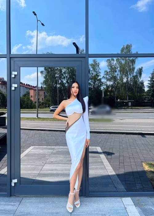 Dù phần thể hiện trong phần Supra Chat của Kim Duyên gây tranh cãi song người hâm mộ vẫn đặt nhiều kỳ vọng chân dài gốc Cần Thơ sẽ làm nên chuyện tại Hoa hậu Siêu quốc gia 2022. Ảnh: FBNV