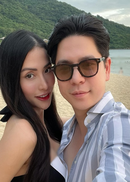 Mai Hồ và chồng Việt kiều kém 4 tuổi vẫn mặn nồng sau 7 năm gắn bó, có một cô con gái chung.