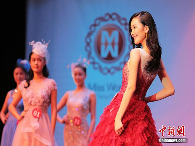 Cuộc thi Miss World China - Hoa hậu Thế giới Trung Quốc đưa ra quy định không thi trình diễn trang phục áo tắm vào năm 2015 để các thí sinh tập trung phô diễn tài năng, kỹ năng về nghệ thuật, văn hóa truyền thống. Ảnh: Chinanews