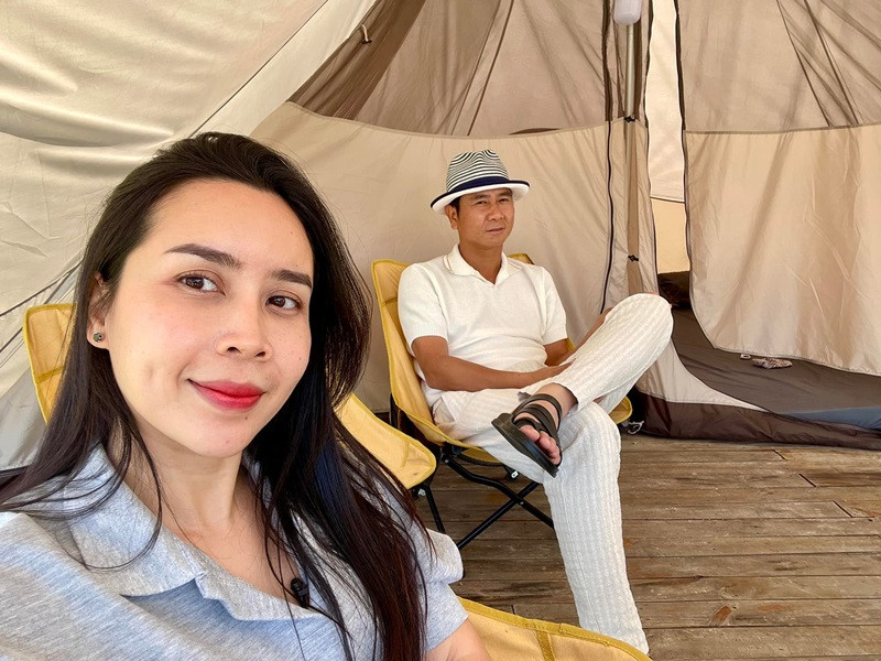 Lưu Hương Giang từng khoe được chồng chăm sóc gần 10 ngày ốm đau.