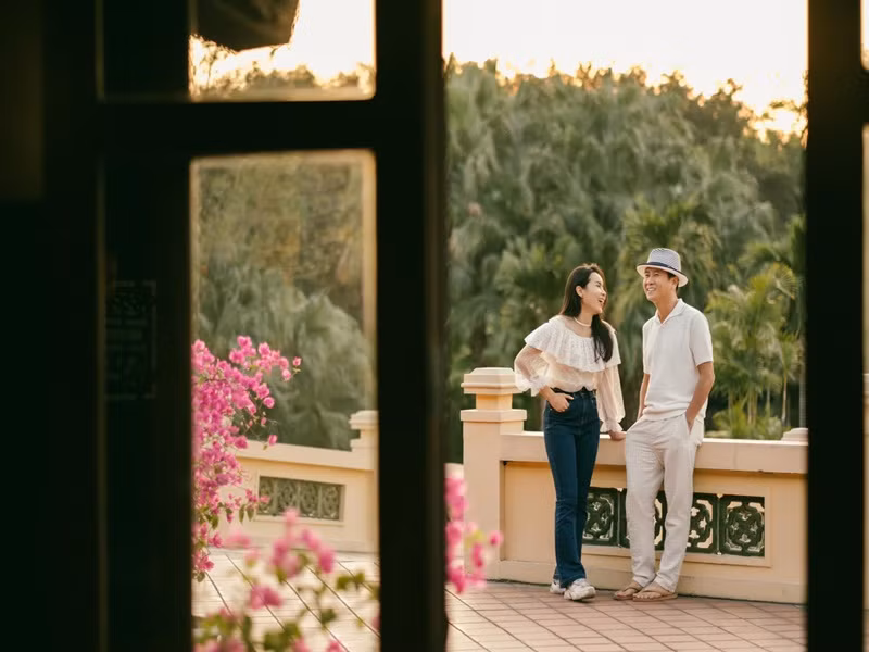 Cặp đôi có những chuyến du lịch hâm nóng tình cảm vợ chồng.