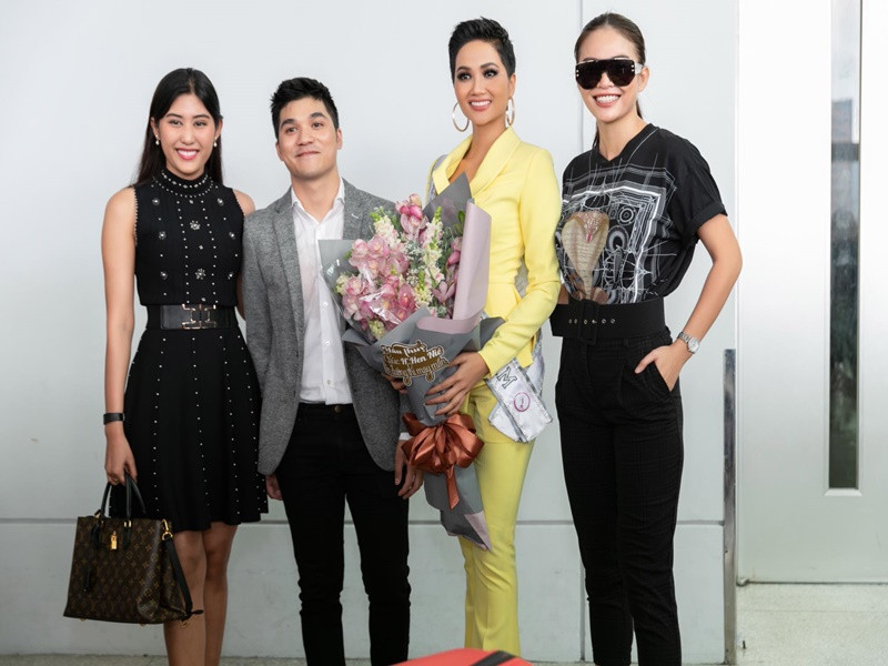 Mối quan hệ giữa H'hen Niê và Bảo Hoàng rất tốt đẹp. Ảnh: FBNV