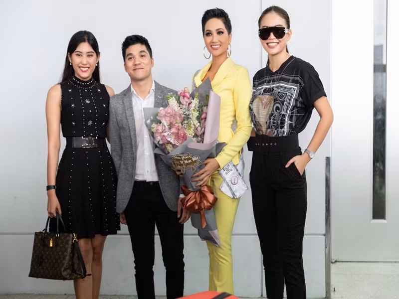 Mối quan hệ giữa H'hen Niê và Bảo Hoàng rất tốt đẹp. Ảnh: FBNV