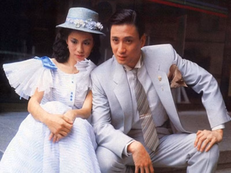 Khi nổi tiếng, Thang Trấn Nghiệp yêu Ông Mỹ Linh. Năm 1985, Ông Mỹ Linh tự sát khiến nam diễn viên rất đau khổ. Ảnh: Vietnamnet