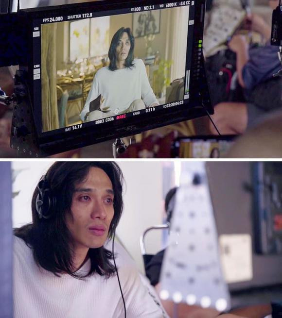 Thuận Nguyễn chia sẻ trên Zing, trong "Bẫy ngọt ngào", anh quay những cảnh cuối cùng trước. Sau đó, nam diễn viên được nghỉ khoảng 2 tuần để ăn uống, tập luyện cho lên cơ lại, tiếp tục những phân cảnh ở đầu phim. Bác sĩ và huấn luyện viên thể hình luôn ở phim trường để theo dõi sức khỏe của Thuận Nguyễn. Ảnh: Công lý và xã hội