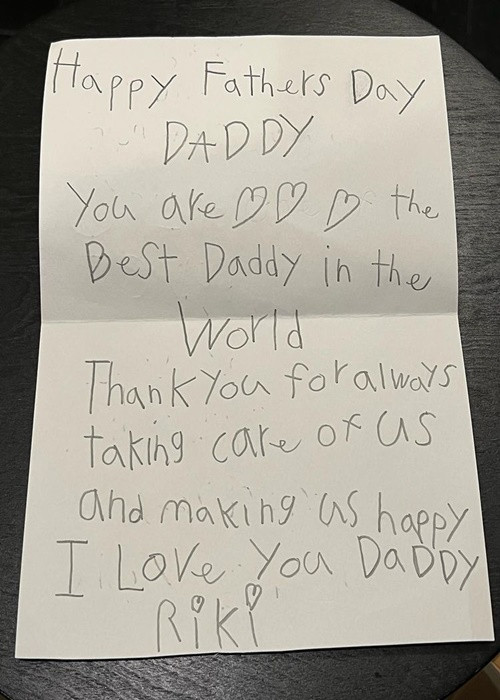 Cách đây không lâu, Louis Nguyễn khoe bức thư bé Richard và Chloe viết nhân Ngày của cha. Bức thư của bé Richard có nội dung tạm dịch: "Chúc mừng Ngày của cha. Cha là người cha tốt nhất trên thế giới. Cảm ơn cha vì cha đã luôn yêu thương và làm cho chúng con hạnh phúc. Con yêu cha". Còn con gái Tăng Thanh Hà viết: "Gửi cha, con yêu cha. Con mong cha có một Ngày của cha vui vẻ".