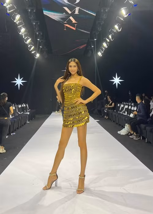 Người đẹp từng chia sẻ: “Anh xã là người không liên quan đến giới nghệ thuật, anh là kiểu người kín tiếng và không thích sự ồn ào hay bị chú ý. Anh luôn muốn mọi thứ yên bình, êm đềm nhất có thể, đây là sự khác nhau của chúng tôi và tôi tôn trọng quyết định của anh, mong rằng khán giả hãy thông cảm cho chúng tôi vì quyết định này”.