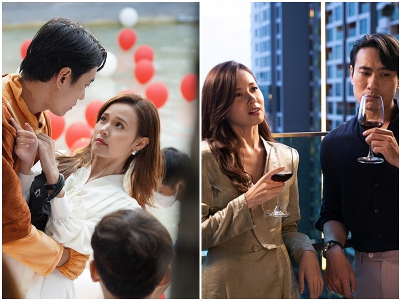 Còn Midu đóng cặp với Kiều Minh Tuấn trong phim "Tâm Lof - Lỡ va vào nhau" lên sóng cách đây không lâu. Ảnh: Thế giới điện ảnh, Lao động