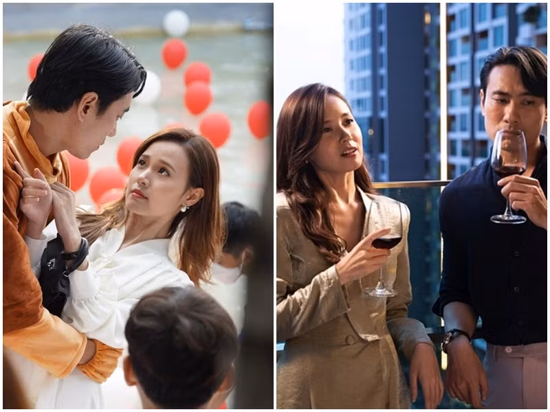 Còn Midu đóng cặp với Kiều Minh Tuấn trong phim "Tâm Lof - Lỡ va vào nhau" lên sóng cách đây không lâu. Ảnh: Thế giới điện ảnh, Lao động