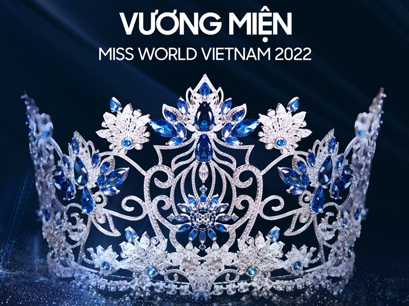 Chiếc vương miện dành cho tân hoa hậu gắn 4528 viên đá loại thượng hạng nhất, được thiết kế và chế tác trong 2160 giờ.