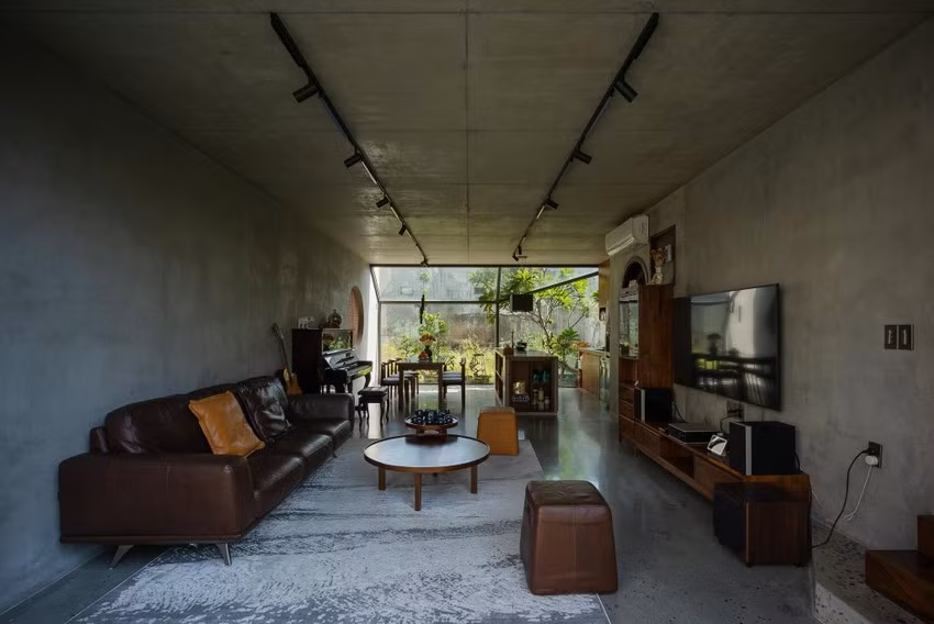 Cách thiết kế trên có tác dụng làm dịu mát cho công trình và tạo cảnh quan.