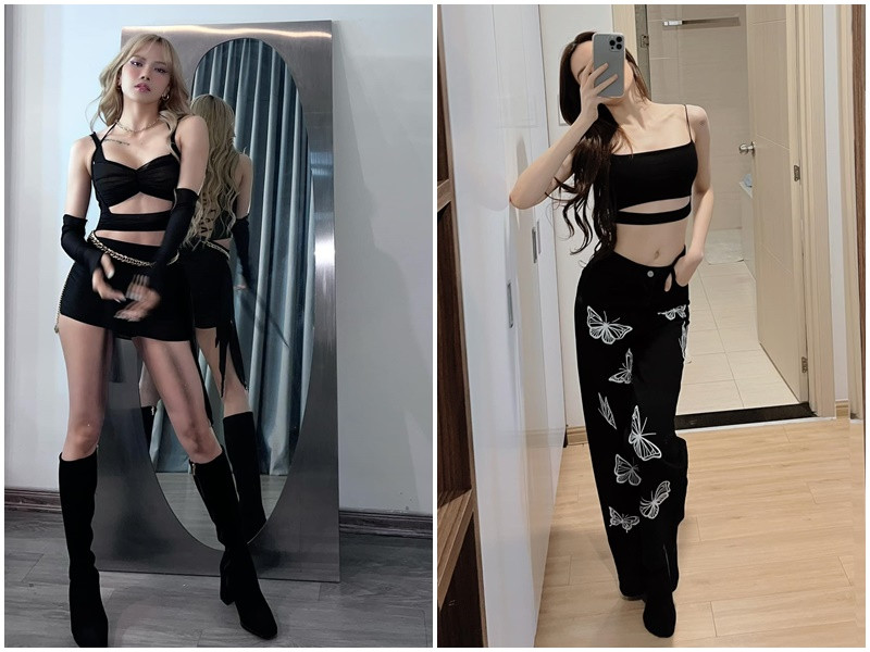 Cả hai đầy cuốn hút trong trang phục cắt xẻ táo bạo.