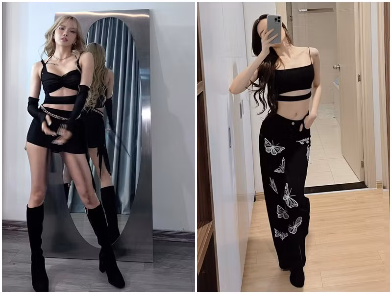 Cả hai đầy cuốn hút trong trang phục cắt xẻ táo bạo.