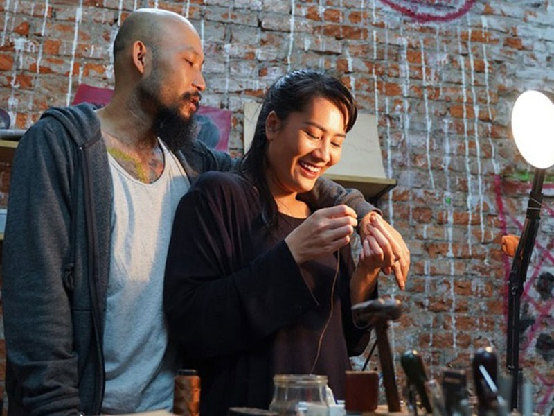 Vợ màn ảnh của Doãn Quốc Đam từng có mối tình 4 năm với Nguyễn Ngọc Thanh - trưởng nhóm nhảy C.O Crew. Ảnh: Zing