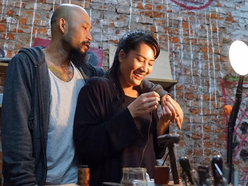 Vợ màn ảnh của Doãn Quốc Đam từng có mối tình 4 năm với Nguyễn Ngọc Thanh - trưởng nhóm nhảy C.O Crew. Ảnh: Zing