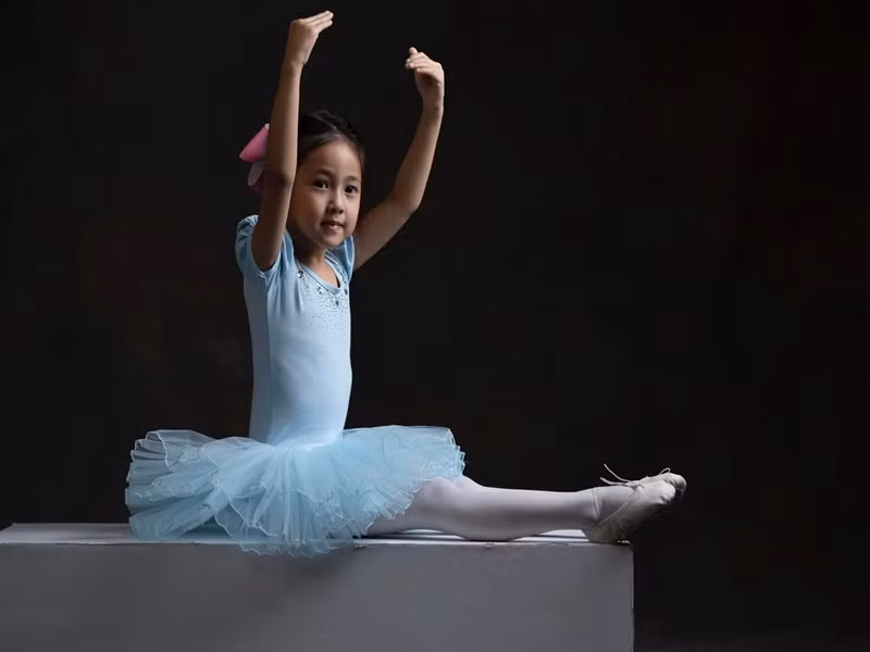 Con gái của Hà Kiều Anh học múa ballet từ năm 3 tuổi.