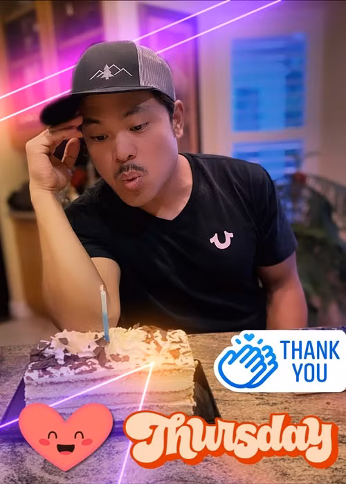 Tình cũ của Thanh Hà khoe ảnh vui vẻ đón sinh nhật. Ảnh: FBNV