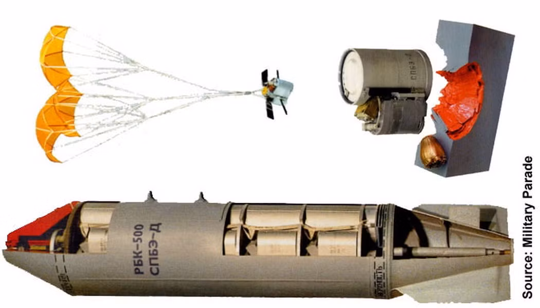 Báo cáo từ chiến trường cho thấy Không quân Nga đang sử dụng bom hàng không với nhiều trọng lượng khác nhau, trải dài từ 250 kg đến 3 tấn để tấn công địa điểm tập trung quân, các vị trí kiên cố và những mục tiêu chiến lược.