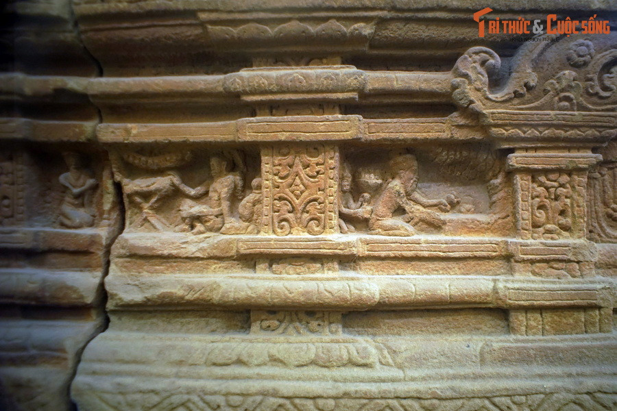 TS Trần Kỳ Phương khái quát lại: Những cảnh chạm quanh đài thờ Mỹ Sơn E1 phản ánh đời sống tu hành của các đạo sĩ Chăm theo Ấn Độ giáo. Qua đó, người xem có thể hình dung được lối sống của họ.