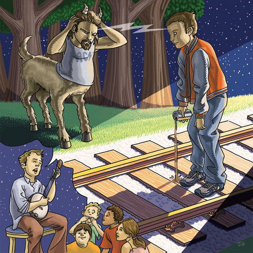 Quái thú này có một chiếc sừng sắc nhọn, đôi chân đầy lông dê, khuôn mặt trắng, mũi khoằm, mắt to, tóc dài. Theo truyền thuyết, Pope Lick thường thôi miên hoặc giả giọng để khiến con mồi sập bẫy đi đến chỗ chết trong đó có việc dụ nạn nhân đến trước một đoàn tàu đang đi tới.