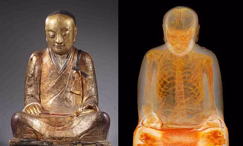 Ngo ngang xac uop thien su 1.000 tuoi trong tuong Phat