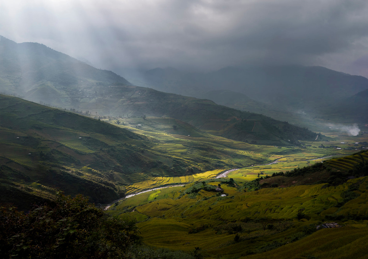 Nét bình yên vùng sơn cước. Ảnh: Extra Suriyachat / 500px.com.