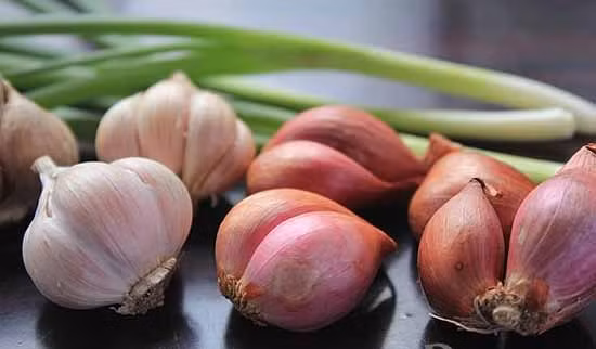 Sau Tết, hành tỏi không bảo quản đúng cách rất dễ bị mọc mầm. Vì thế, nếu thấy hành tỏi còn tươi thì cần phải mang phơi để làm khô.