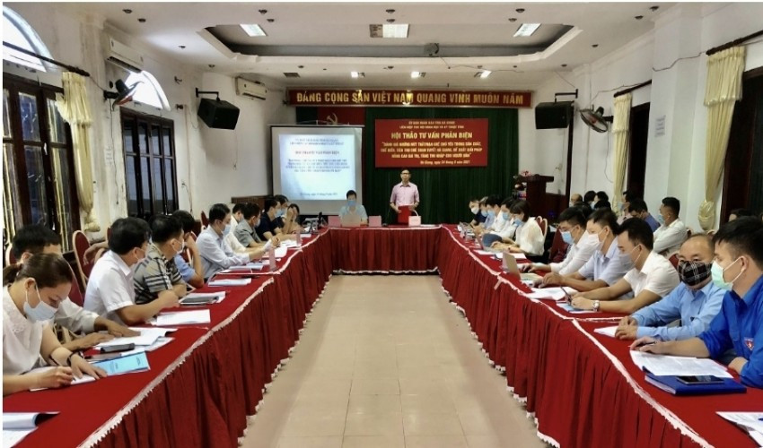 Ha Giang: Thao go “nut that” trong san xuat, che bien, tieu thu che Shan tuyet