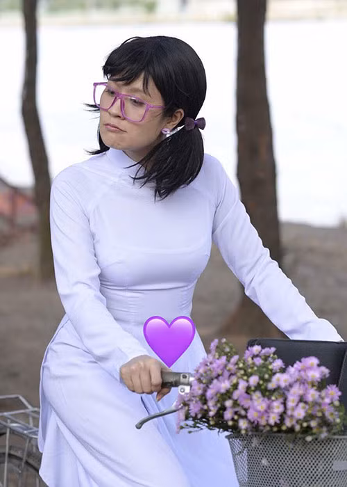 Thanh Thúy đóng vai cô giáo trong bộ phim sắp được ra mắt.