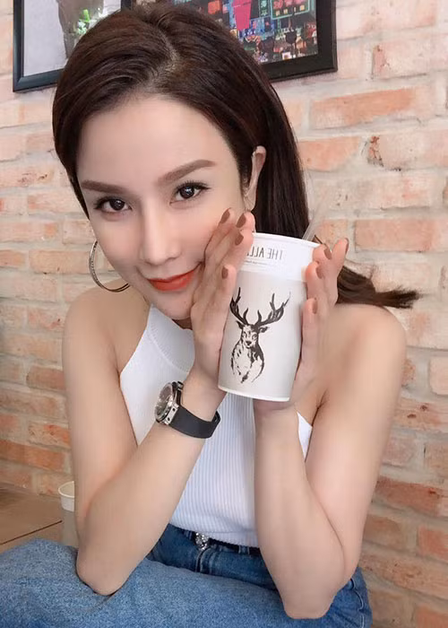 Chiếc cằm của Diệp Lâm Anh dài và nhọn hơn. Ảnh: FBNV