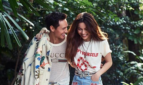 Hà Hồ - Kim Lý. Ảnh: Emdep