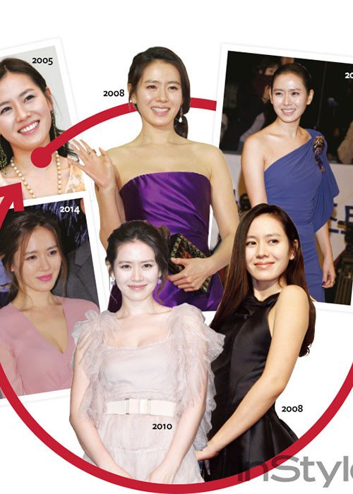 Nhan sắc của Son Ye Jin được khen ngợi ngày càng mặn mà theo thời gian. Ảnh: Instyle