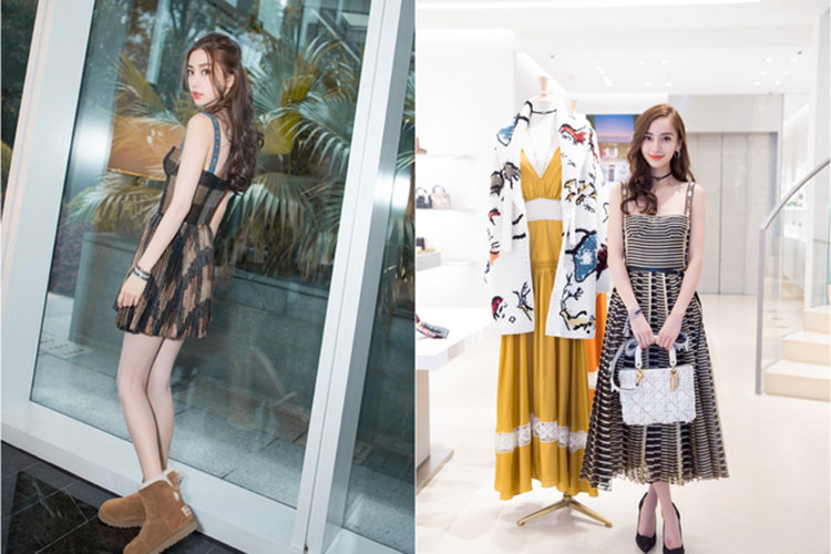 Bà xã của Huỳnh Hiểu Minh gần 30 tuổi mà trông như gái 18. Ảnh: Sohu