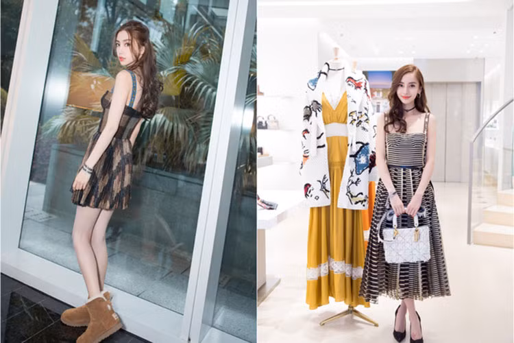 Bà xã của Huỳnh Hiểu Minh gần 30 tuổi mà trông như gái 18. Ảnh: Sohu