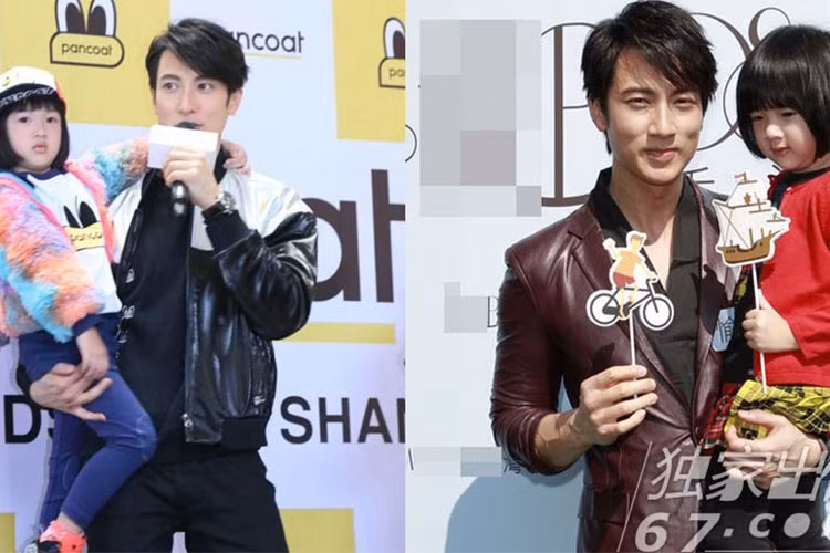 Bé Nei Nei - con gái của Ngô Tôn thường xuyên tỏ ra thẹn thùng khi xuất hiện trước báo chí truyền thông.