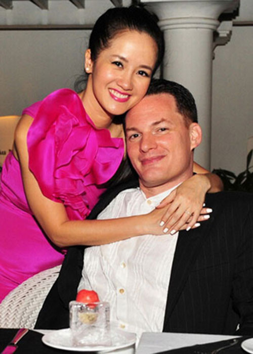 Ông xã của Hồng Nhung luôn quan tâm, chăm sóc vợ từng ly từng tý. Thời điểm Hồng Nhung mang bầu, Kevin bỏ hết công việc để ở bên, động viên vợ vượt cạn. Ảnh: Vnmedia