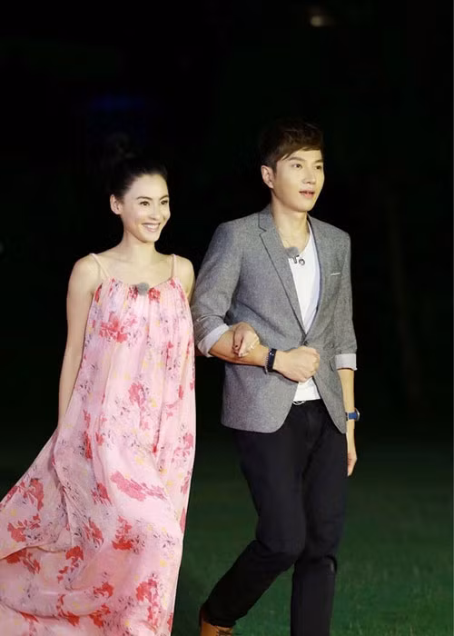 Năm 2017, vợ cũ của Tạ Đình Phong bị đồn yêu nam diễn viên kém cô 10 tuổi tên Hà Mạnh Hoài. Ảnh: Sohu