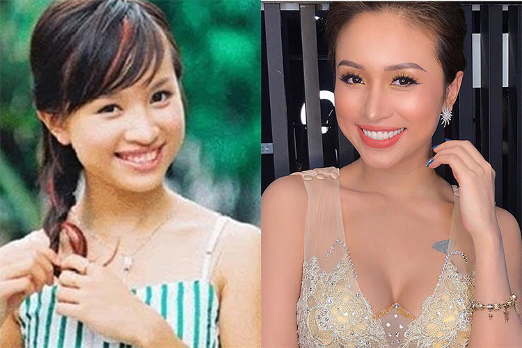 Thuộc nhóm bạn thân của Hoàng Thùy Linh, Vân Hugo từ một hot girl nay trở thành gái một con sở hữu vòng 1 khủng. Ảnh: Khám phá