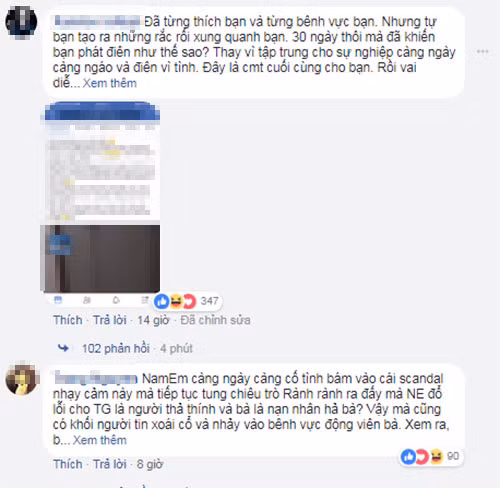 Nam Em bị ném đá.