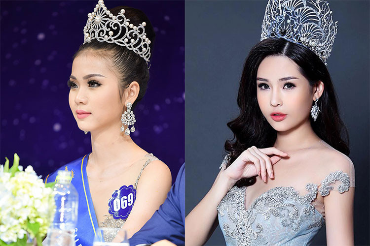 Tại cuộc thi Hoa hậu Đại dương 2017, Ngân Anh đăng quang còn Kim Ngọc dừng chân ở top 15.