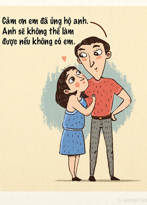 Họ luôn hỗ trợ, cổ vũ nhau trong cuộc sống