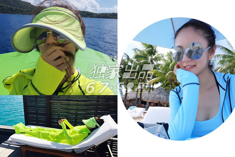 Đi nghỉ dưỡng, nữ diễn viên Hoa ngữ An Dĩ Hiên có kiểu chống nắng bá đạo. Cô bịt kín mít từ đầu đến chân.