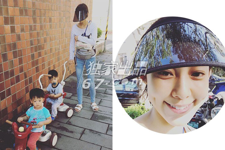 Phạm Vỹ Kỳ cũng che chắn da mặt cẩn thận bằng mũ chống nắng.