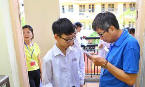 Thí sinh cần lưu ý với những loại máy tính được sử dụng ở phòng thi. Ảnh: Minh Quyết/TTXVN