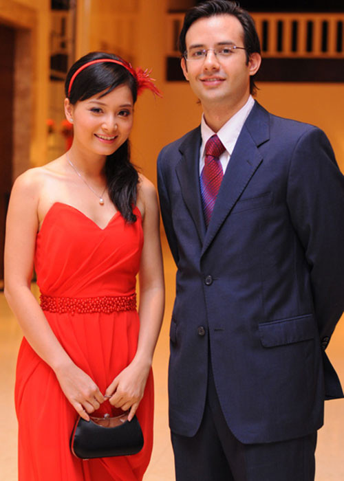 Năm 2012, Lan Phương hẹn hò chàng trai người Mỹ Phillips. Tuy nhiên, mối tình này của nữ diễn viên cũng nhanh chóng tan vỡ. Ảnh: thegioivanhoa