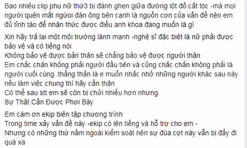 Chia sẻ của Phạm Lịch.