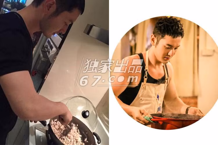 Huỳnh Hiểu Minh cũng là một trong những ngôi sao Hoa ngữ dành tình yêu cho ẩm thực.