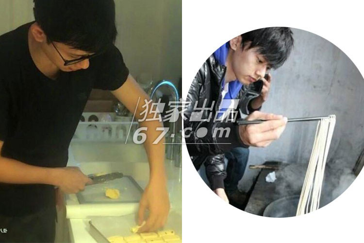 Trương Kiệt trổ tài nấu mì, làm bánh. Nhiều fans khen ngợi anh sẽ là ông bố tuyệt vời khi bà xã Tạ Na hạ sinh con đầu lòng vào thời gian tới đây.