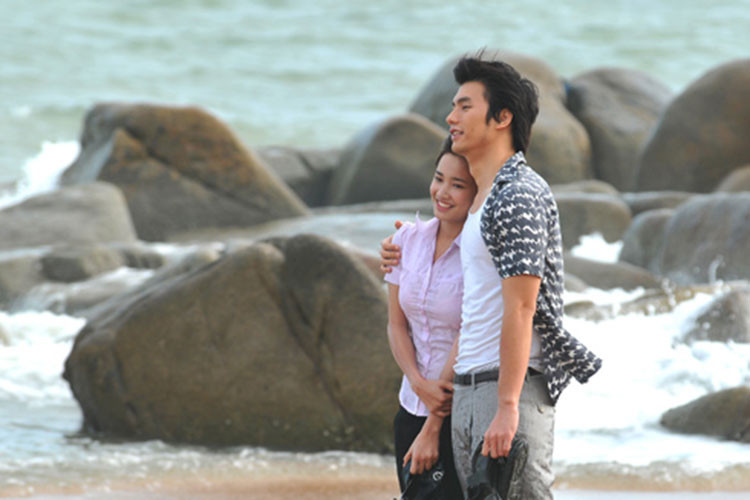 Nhã Phương - Nhan Phúc Vinh quen biết khi học chung khoa diễn xuất tại Trường đại học Sân khấu điện ảnh. Ảnh: Infonet